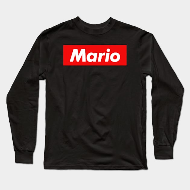 Mario Long Sleeve T-Shirt by monkeyflip